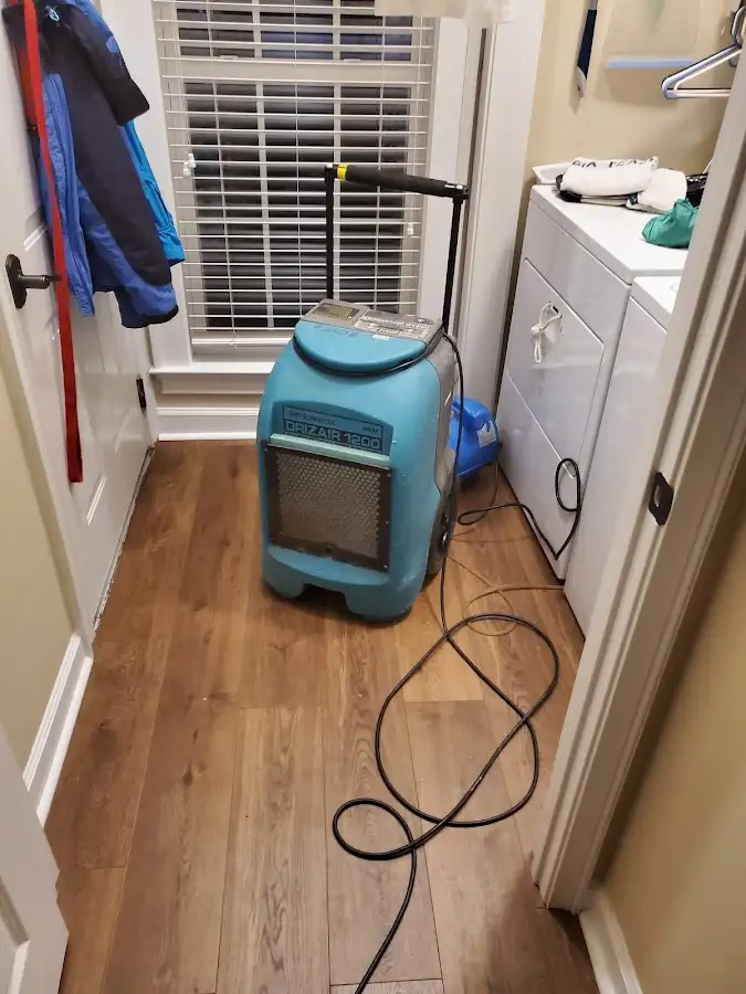 Commercial dehumidifier deployed for Flood Damage Cleanup in Shamokin